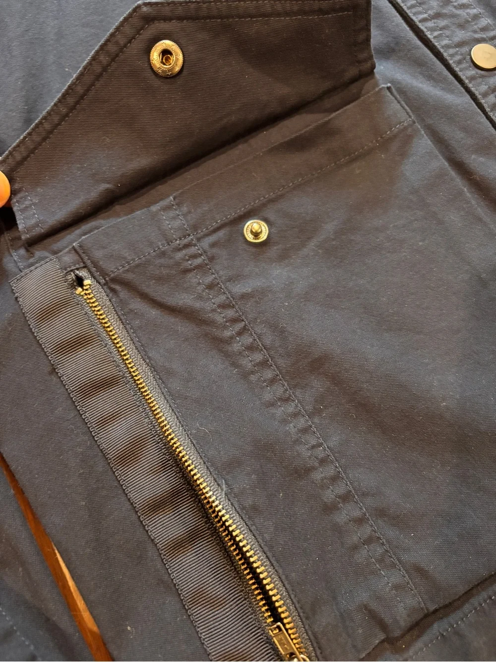 ATM Anthony Thomas Melillo Navy Chore-Style Field Jacket